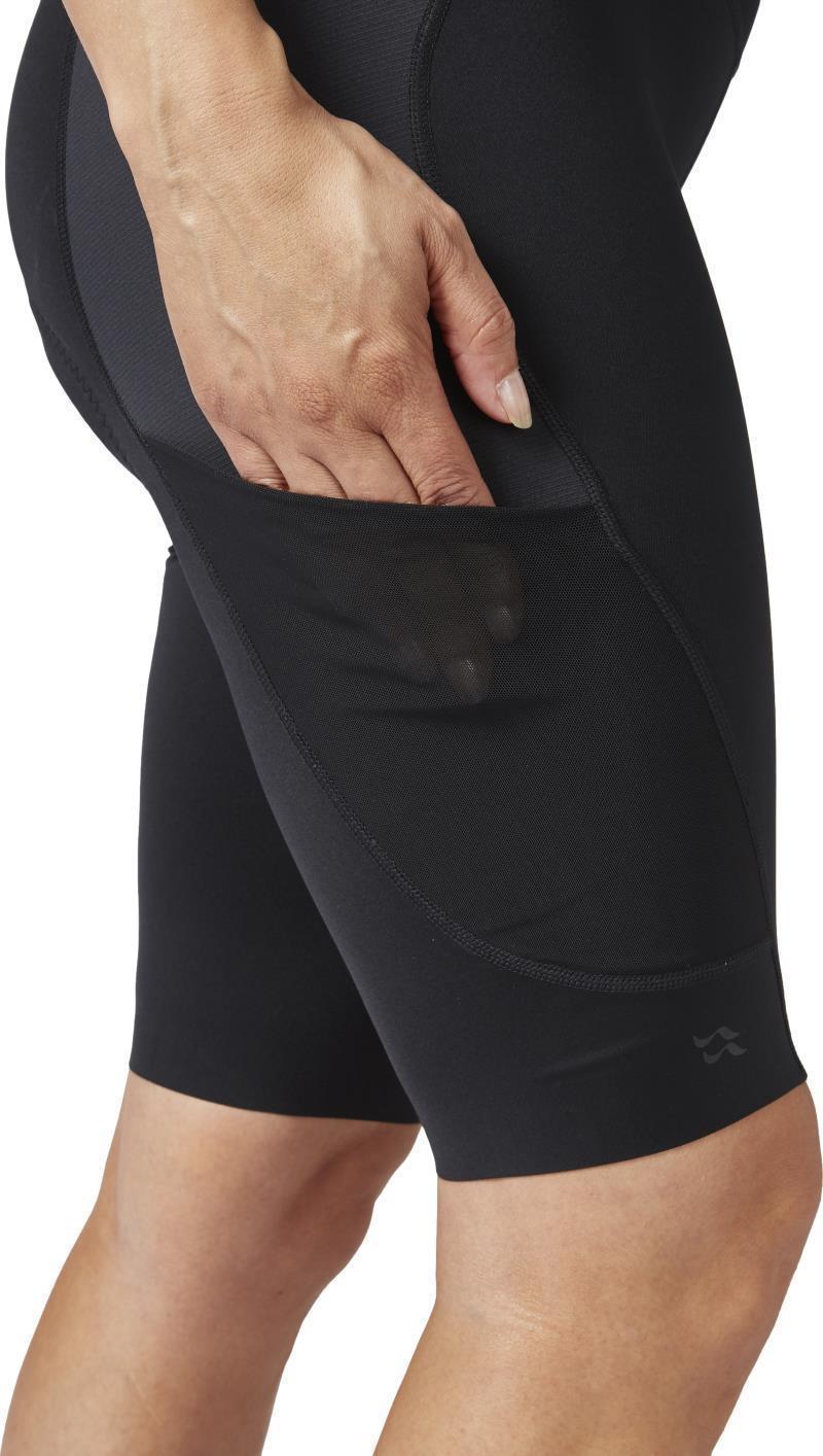 Cinder Cargo Bib Shorts - Womens - Black 6