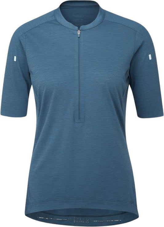 Cindercrino Zip Tee - Womens - Orion Blue 1