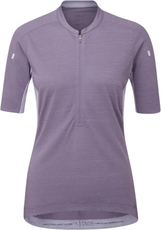 Cindercrino Zip Tee - Womens - Purple Sage 1
