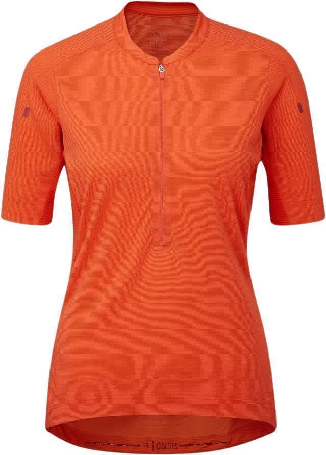 Cindercrino Zip Tee - Womens - Red Grapefruit 1