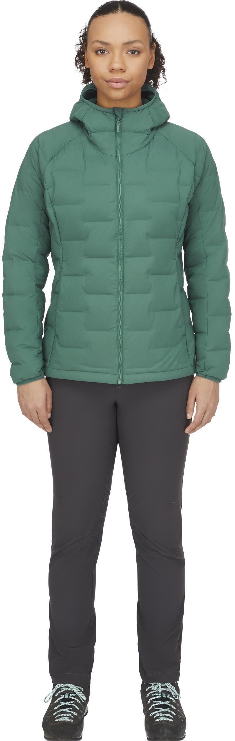 Cubit Stretch Down Hoody - Womens - Green Slate 6