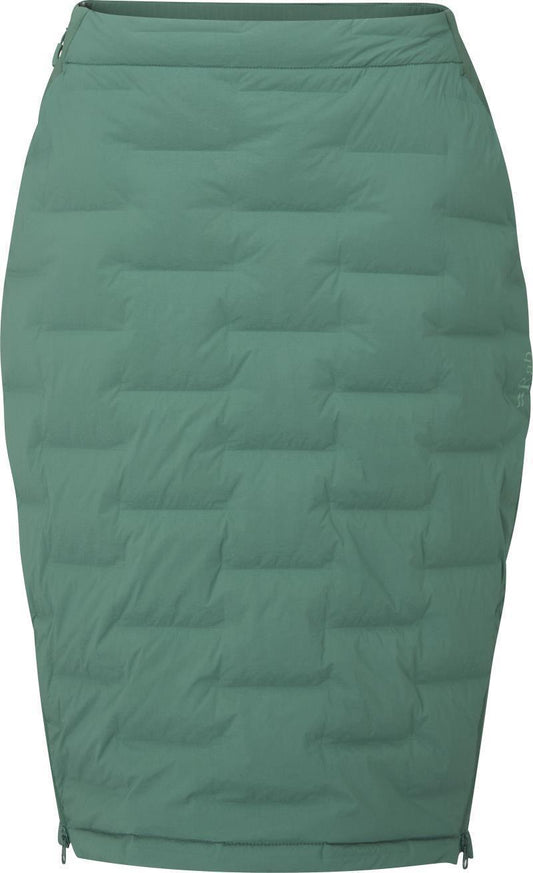 Cubit Stretch Down Skirt - Green Slate 1