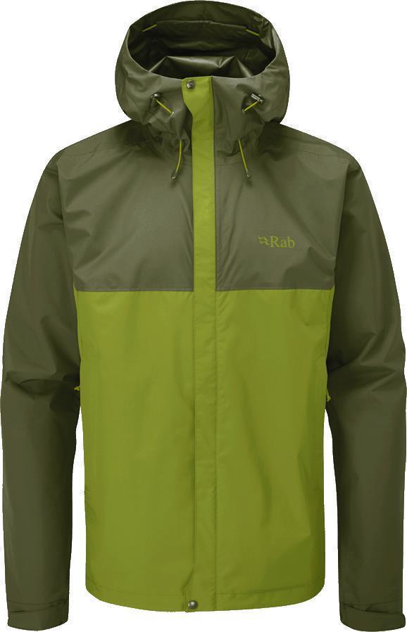 Downpour Eco Jacket - Mens - Army / Aspen Green 1