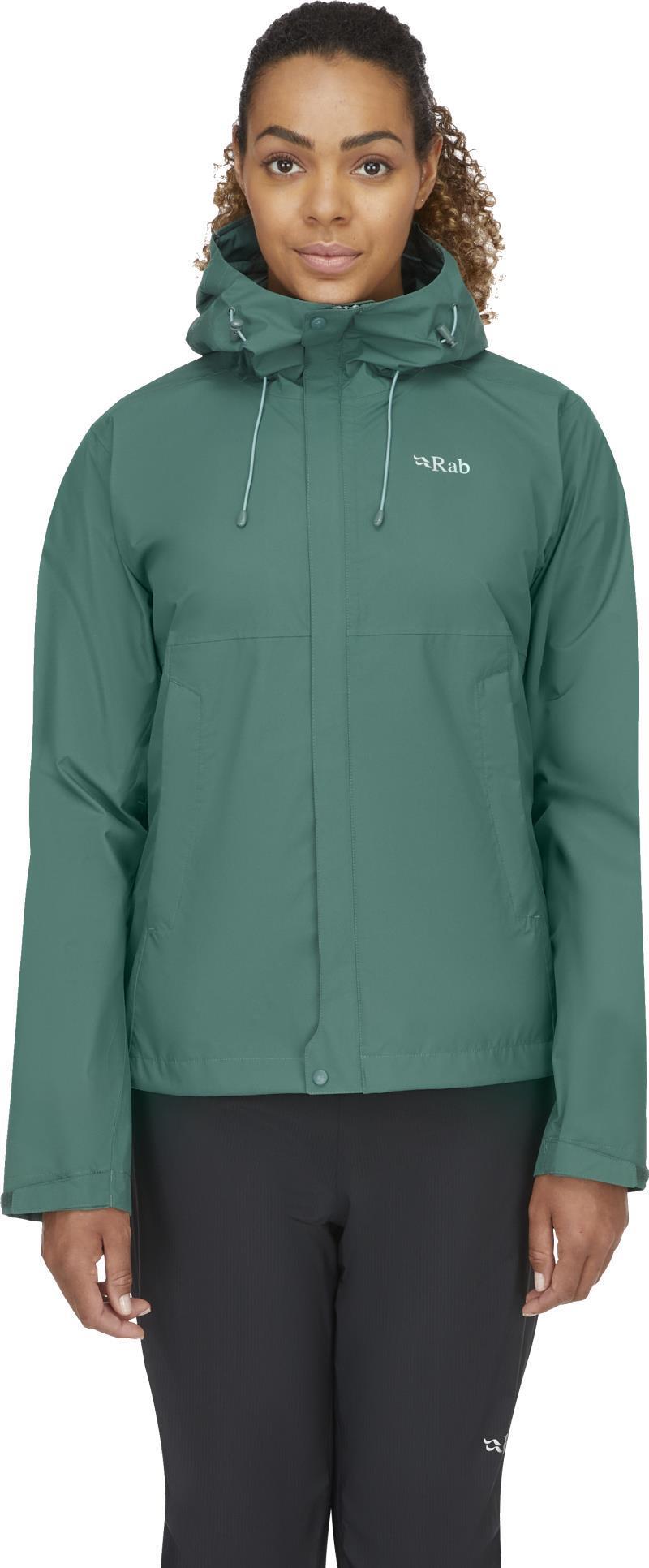 Downpour Eco Jacket - Womens - Eucalyptus 3