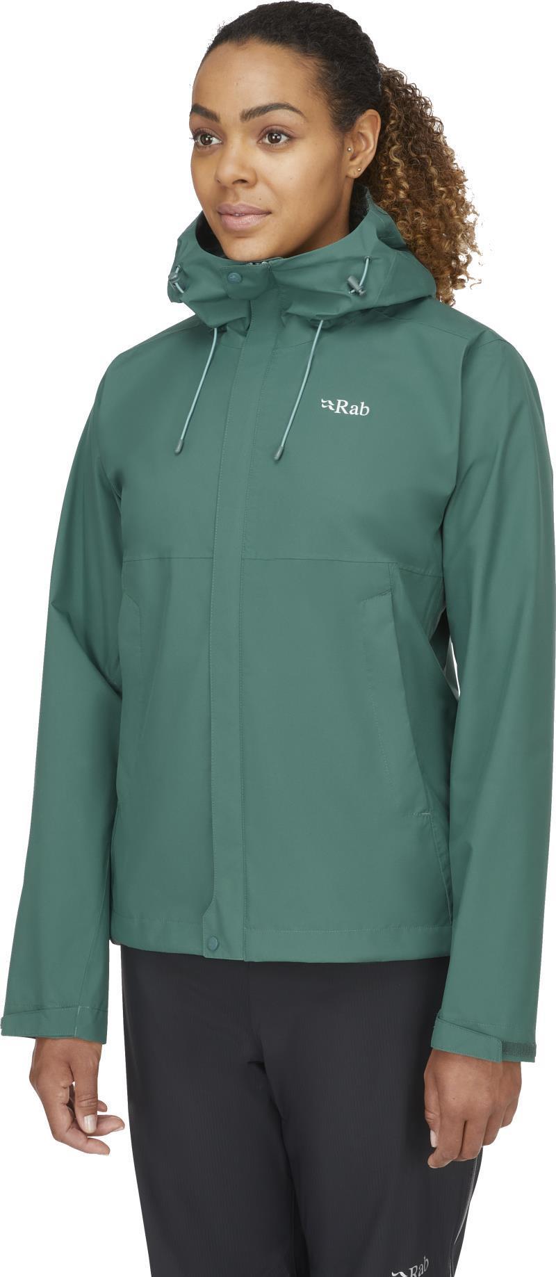 Downpour Eco Jacket - Womens - Eucalyptus 5