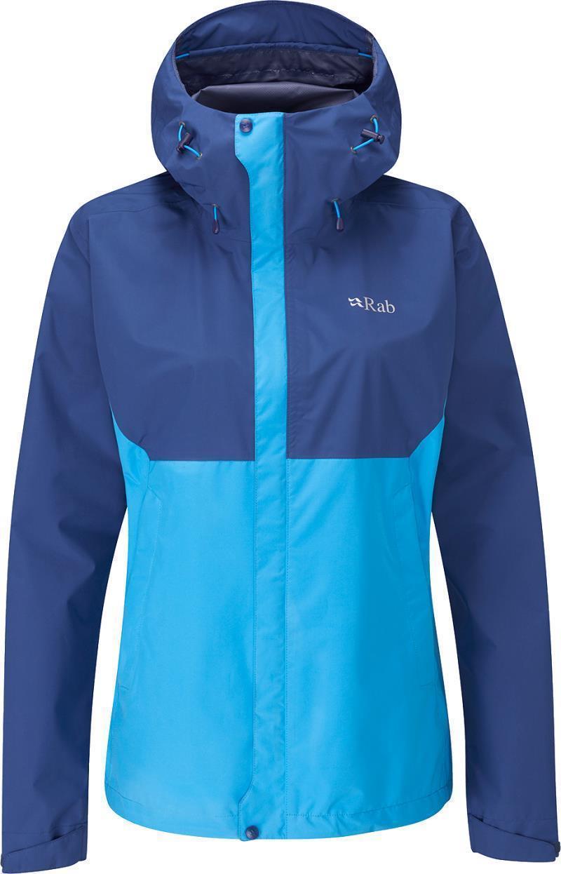 Downpour Eco Jacket - Womens - Nightfall Blue / Alaska Blue 1