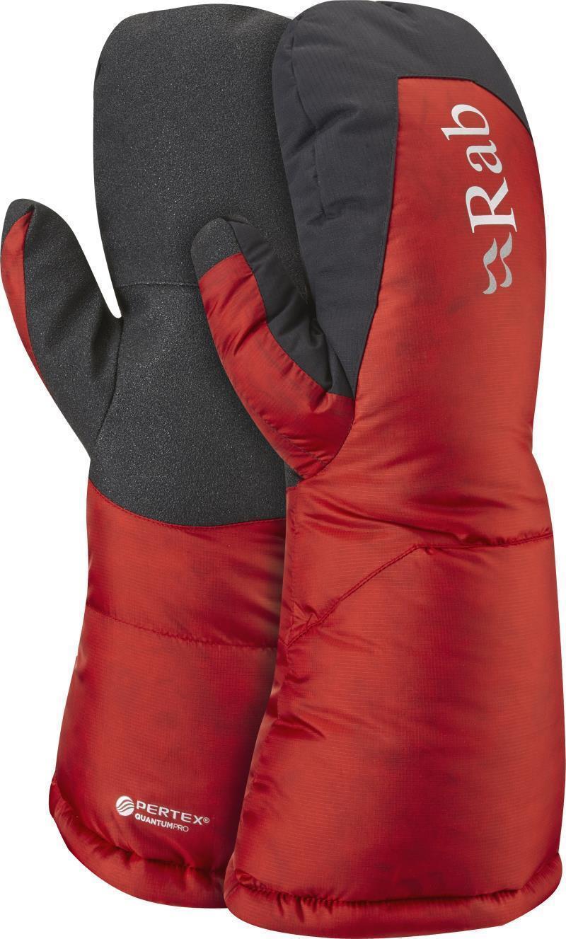 Endurance Down Mitts - Fiery Red 1