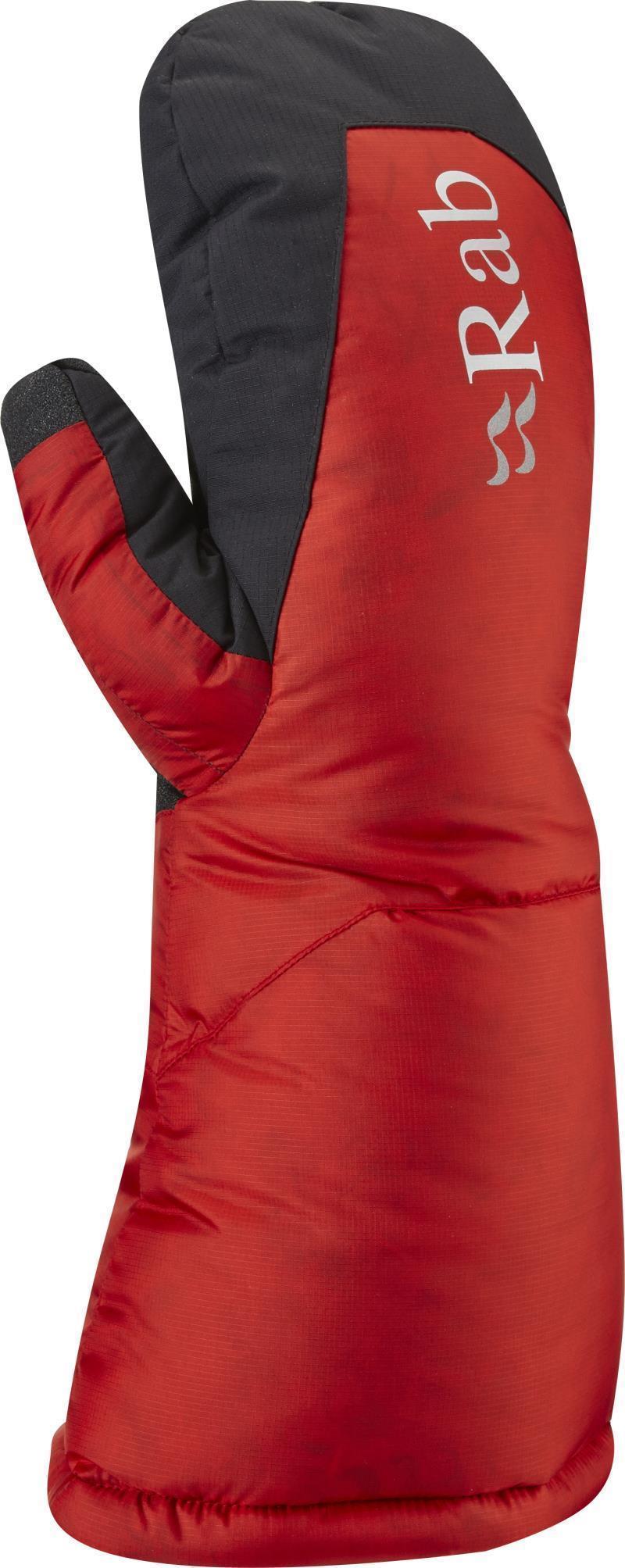 Endurance Down Mitts - Fiery Red 2
