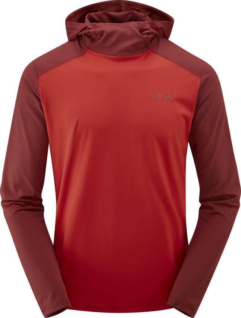 Force Hoody - Mens - Ascent Red / Oxblood Red 1