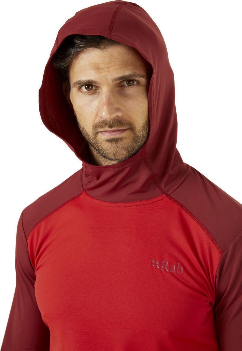 Force Hoody - Mens - Ascent Red / Oxblood Red 5
