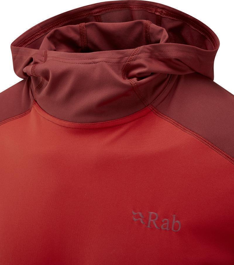 Force Hoody - Mens - Ascent Red / Oxblood Red 6