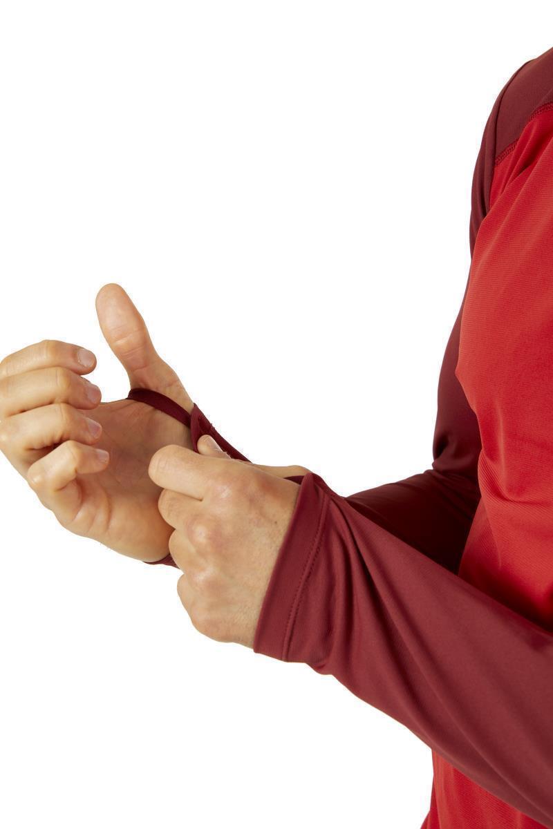 Force Hoody - Mens - Ascent Red / Oxblood Red 7