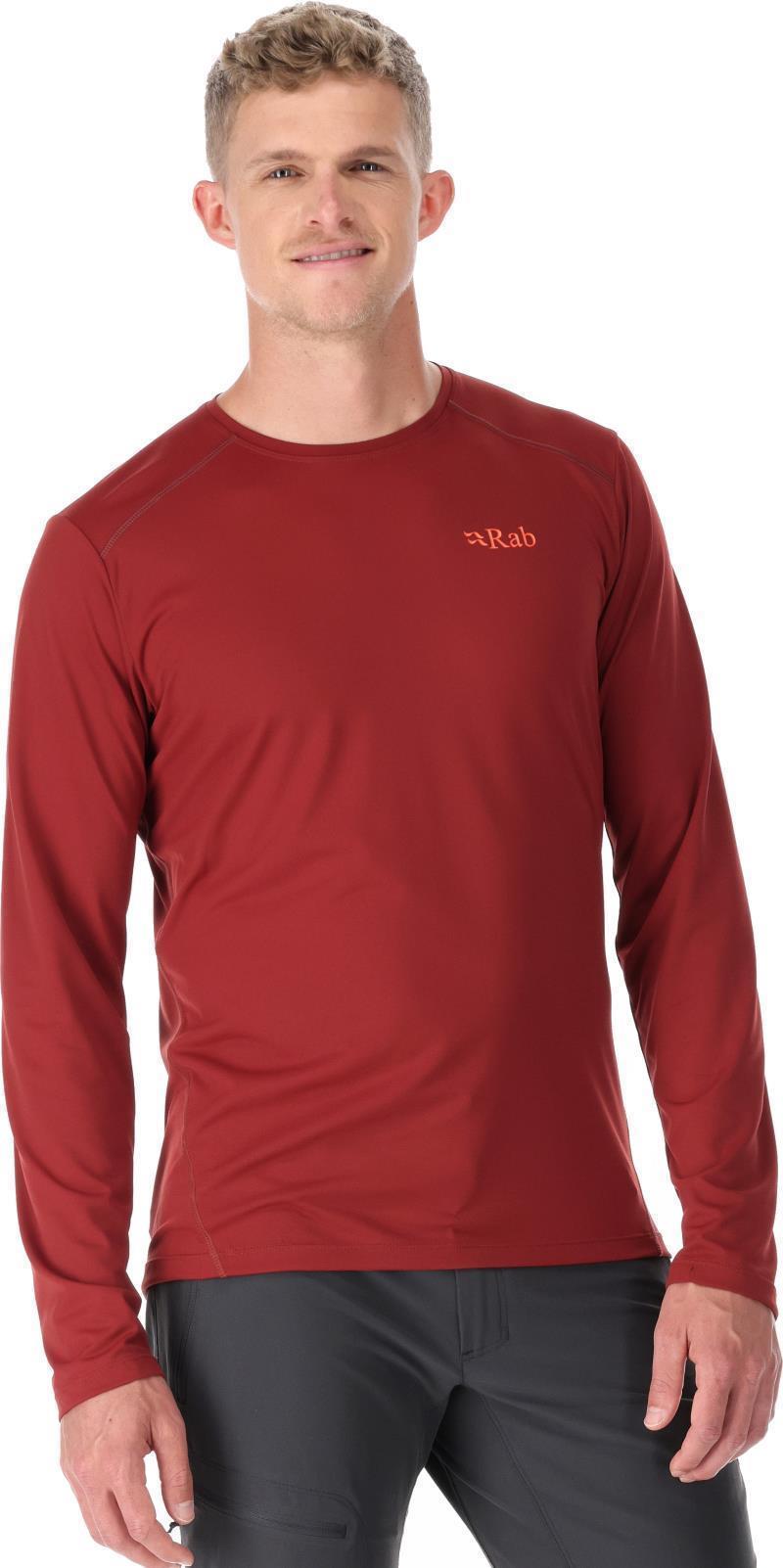 Force LS Tee - Mens - Oxblood Red 3
