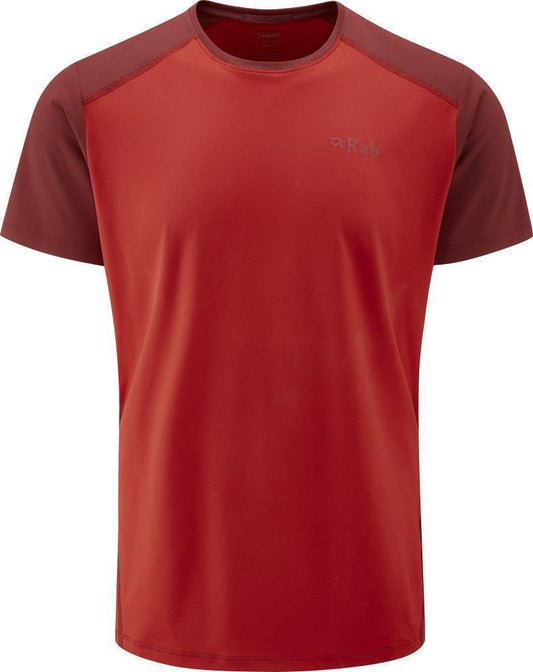 Force Tee - Mens - Ascent Red / Oxblood Red 1