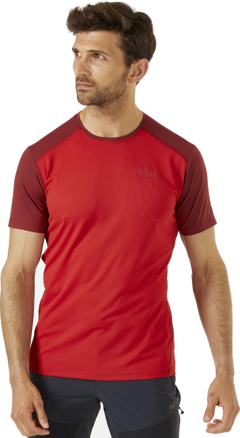 Force Tee - Mens - Ascent Red / Oxblood Red 4