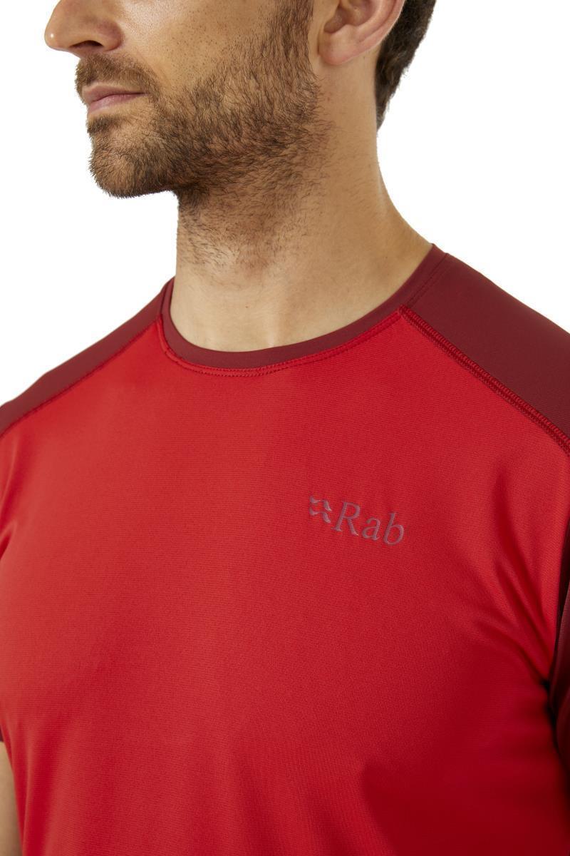 Force Tee - Mens - Ascent Red / Oxblood Red 6