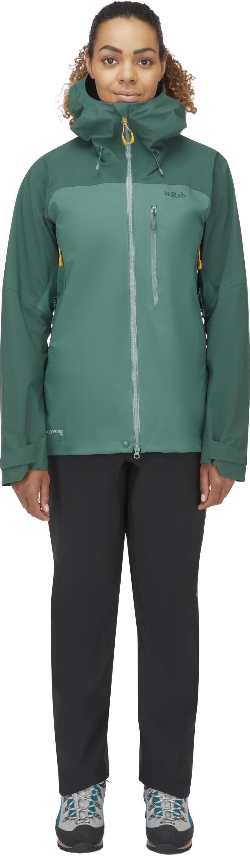 Latok Mountain GTX Jacket - Womens - Green Slate / Eucalyptus 6