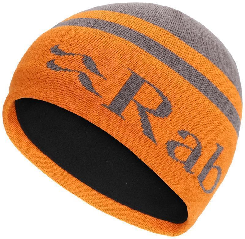 Logo Band Beanie - Graphene / Marmalade 1