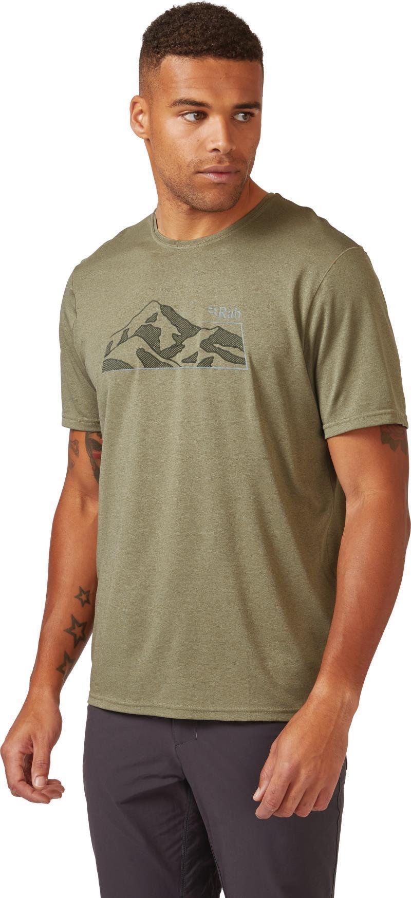 Mantle Mountain Tee - Mens - Light Khaki 3