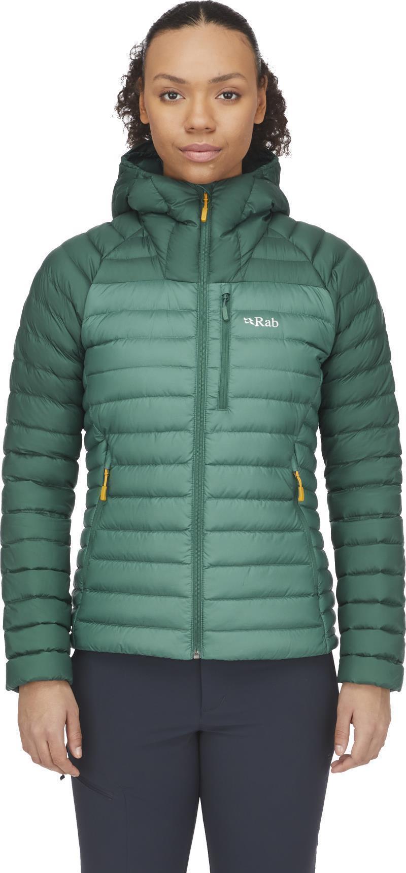Microlight Alpine Jacket - Womens - Green Slate / Eucalyptus 1