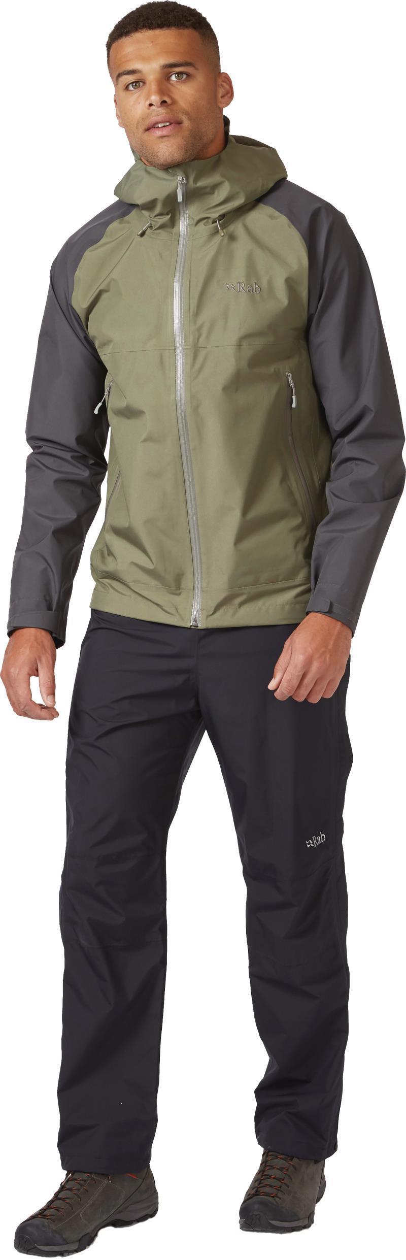 Namche Paclite Jacket - Mens - Graphene / Light Khaki 5