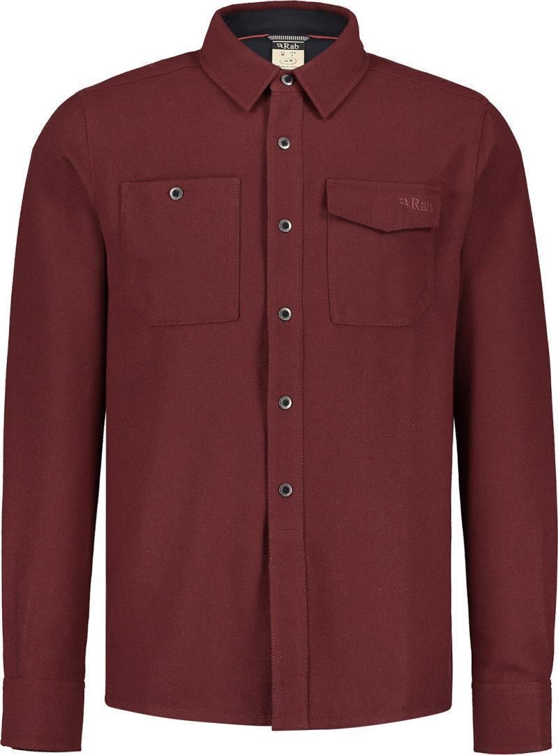 Perimeter LS Shirt - Mens - Oxblood Red 1