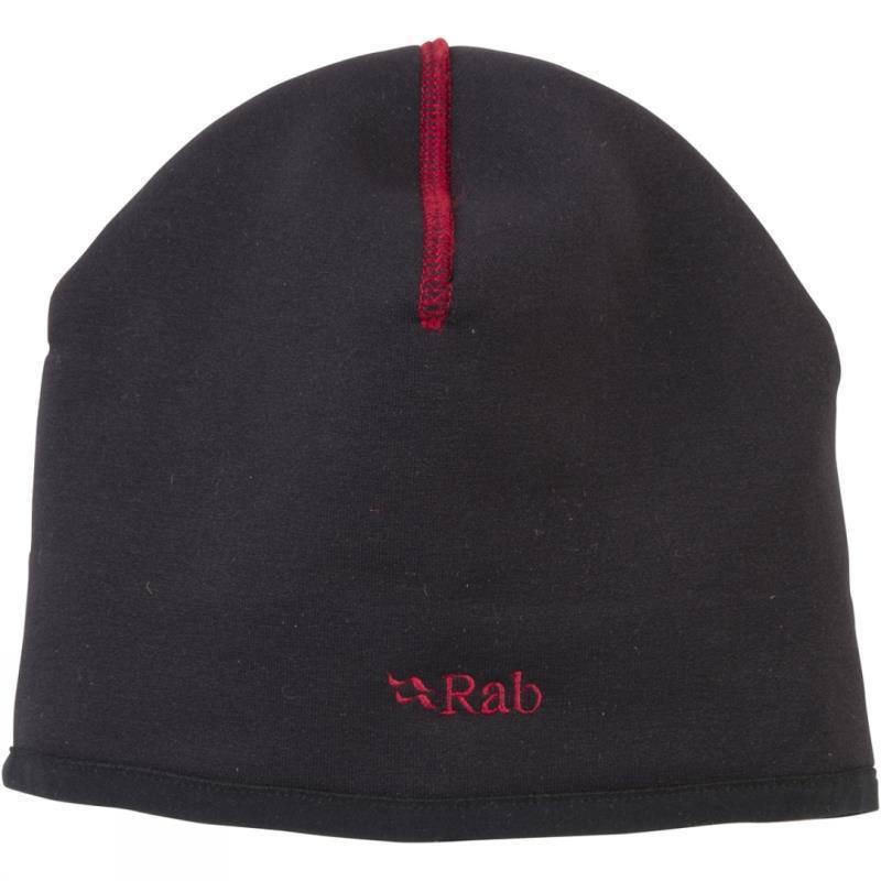 Power Stretch Beanie - Black / Red Logo 1