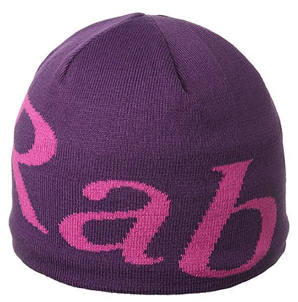Rab Logo Beanie - Grape 1