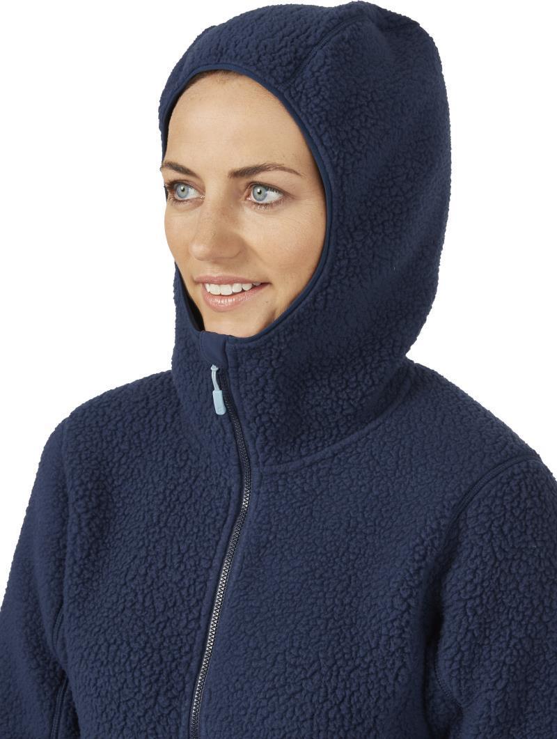 Shearling Hoody - Womens - Deep Ink 7