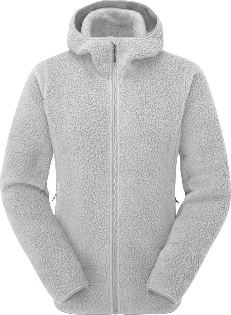 Shearling Hoody - Womens - Pewter 1
