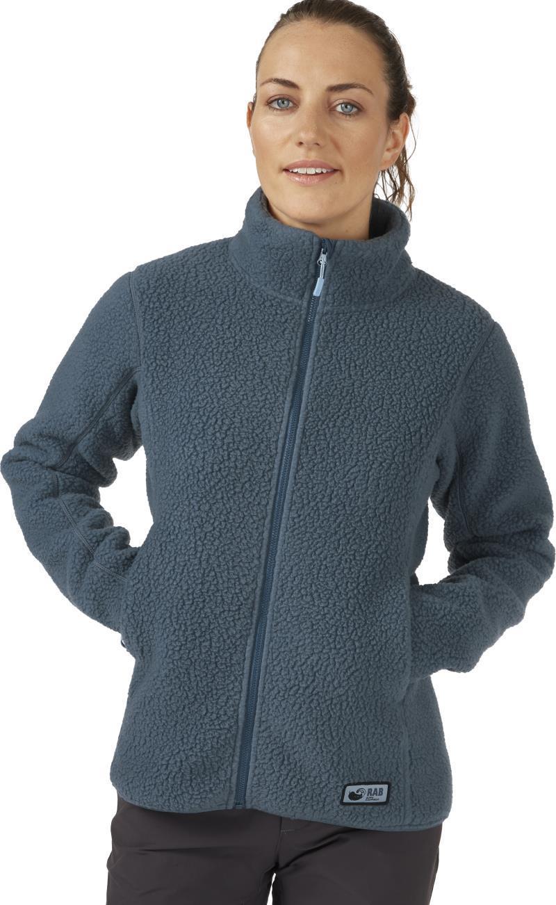 Shearling Jacket - Womens - Orion Blue 3