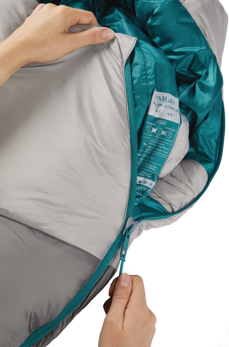 Solar Ultra 3, Reg, -13C / 10F - Womens - Dark Pewter 8