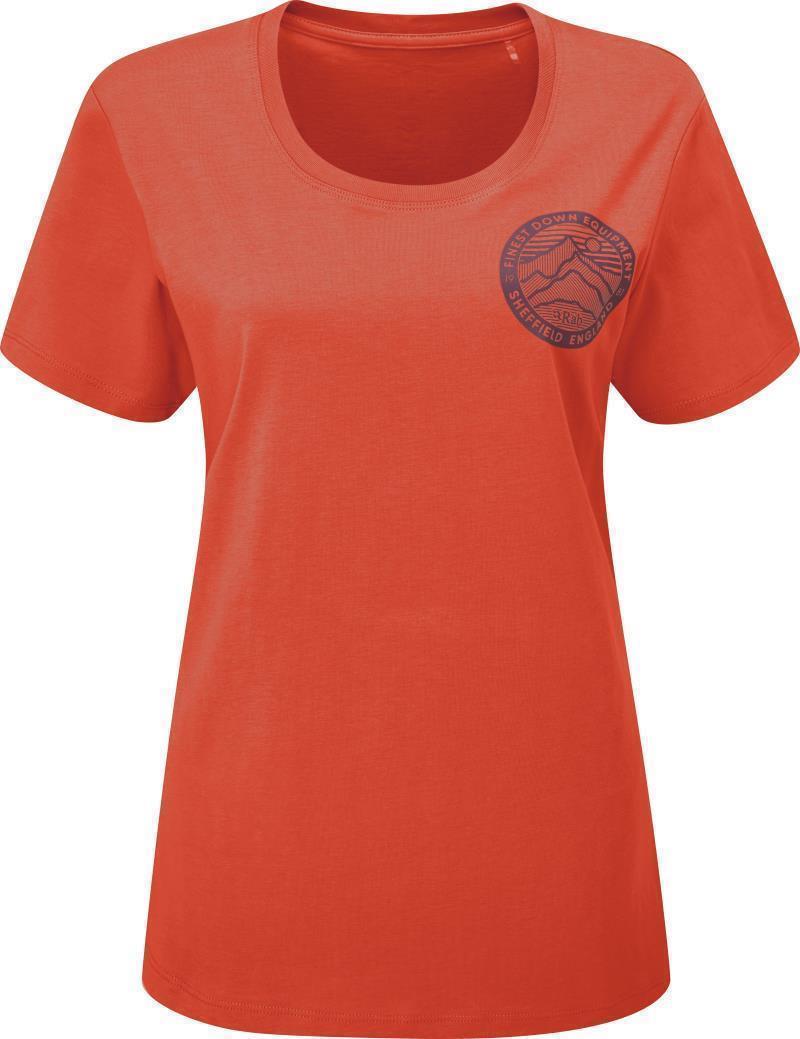 Stance 3 Peaks Tee - Womens - Red Grapefruit 1