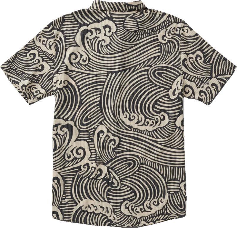 Bless Up Woven Shirt - Mens - Black Wave 2
