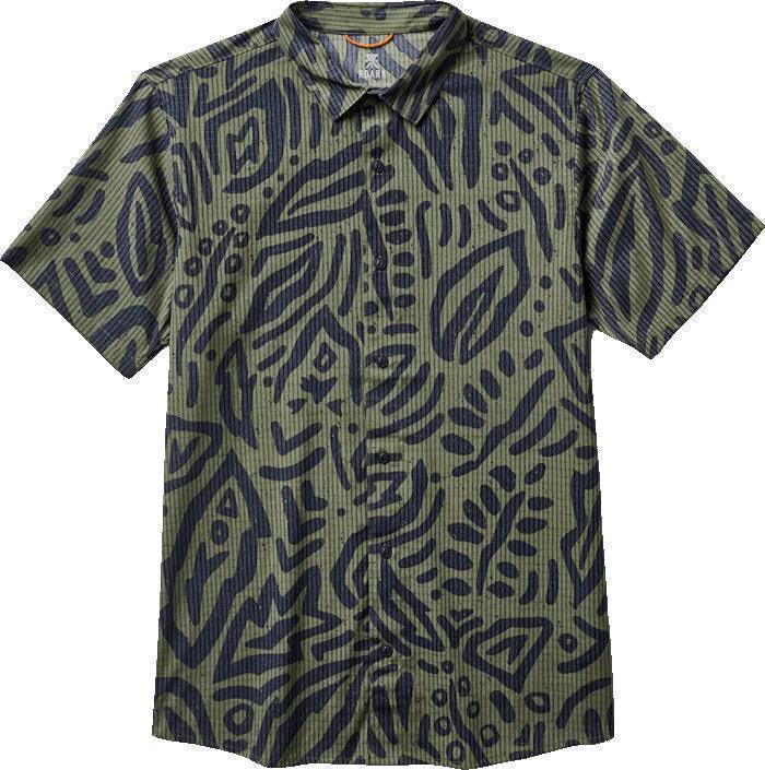 Bless Up Woven Shirt - Mens - Dark Military 1