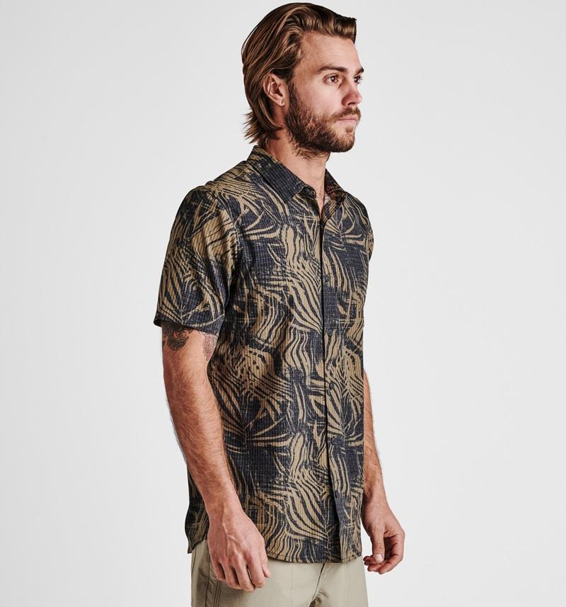 Bless Up Woven Shirt - Mens - Military 3