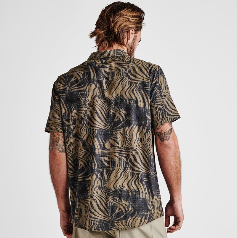 Bless Up Woven Shirt - Mens - Military 4