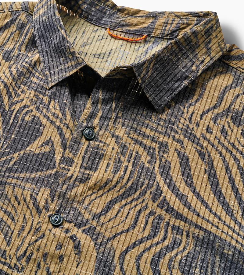 Bless Up Woven Shirt - Mens - Military 5