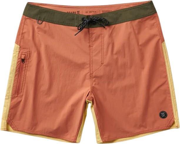 Boatman 2.0 Boardshorts, 17" Outseam - Mens - Saffron Red 1
