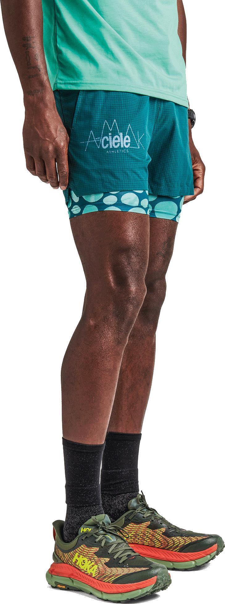 Ciele X Run Amok - Bommer Shorts, 3.5" Inseam - Mens - Evergreen 3