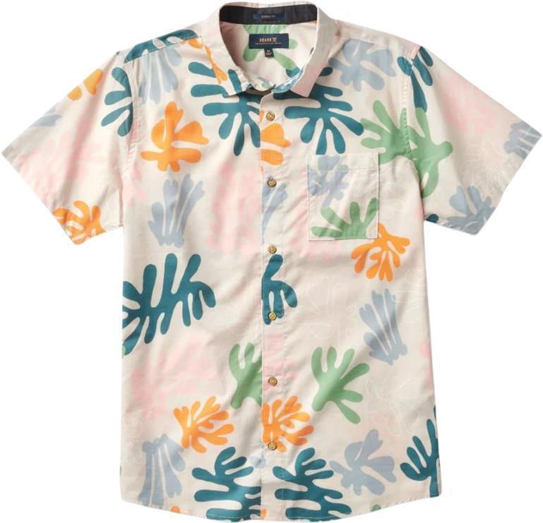 Journey Woven SS - Mens - Coral Reefer Bone 1