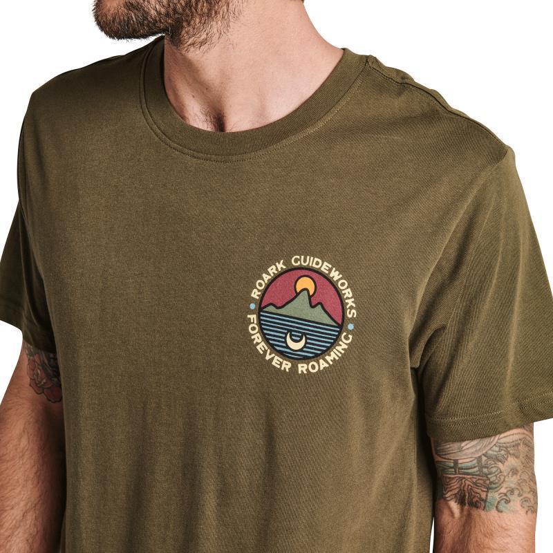 Sun Up Sun Down T-Shirt - Mens - Army 6