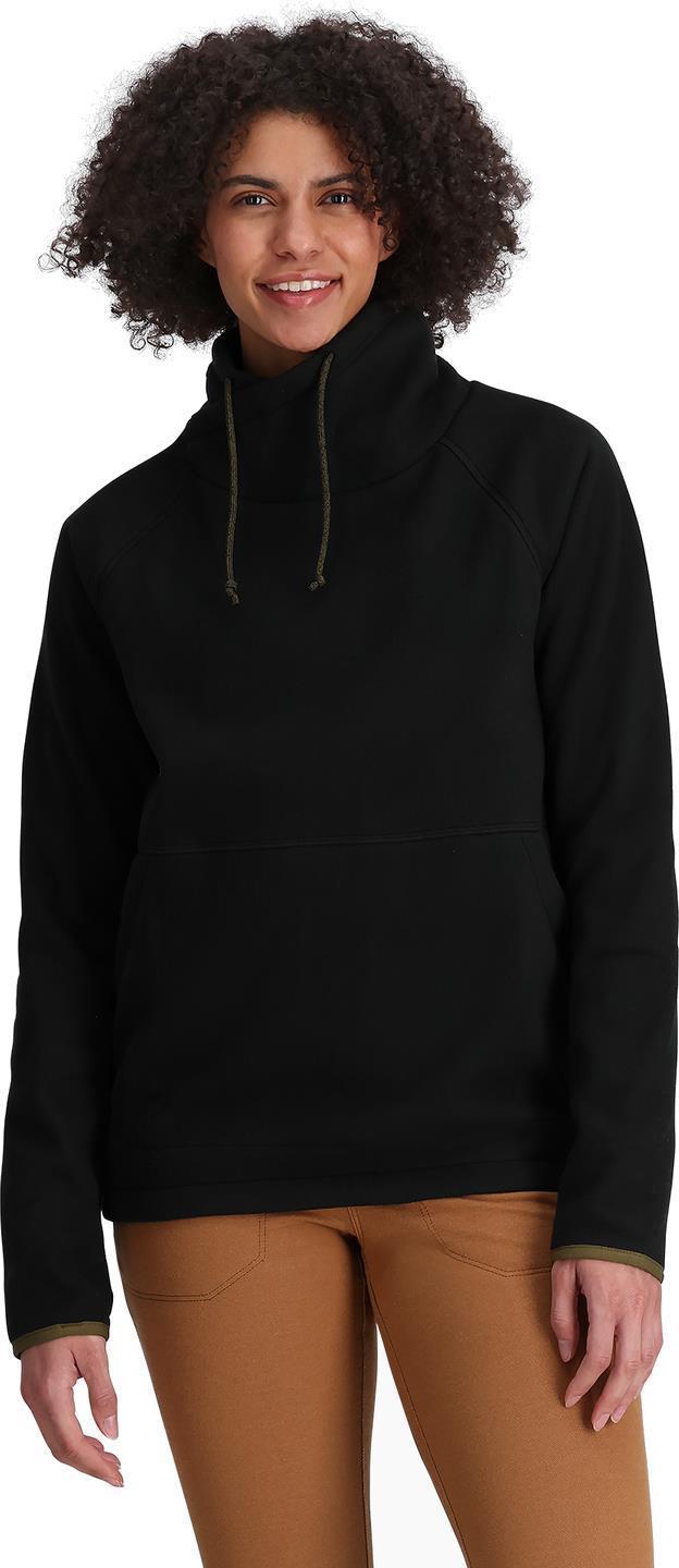 Arete Funnel Neck - Womens - Black 2