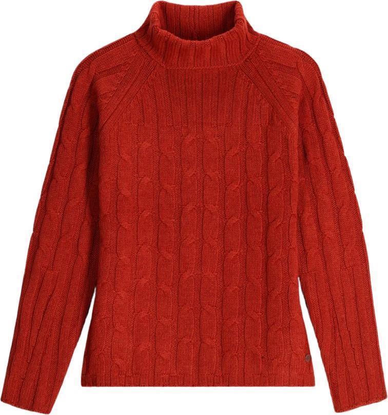 Baylands Cable Turtleneck - Womens - Redwood Heather 1