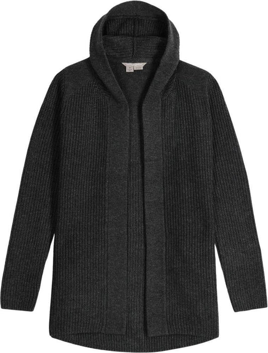 Baylands Cardigan - Womens - Charcoal Heather 1