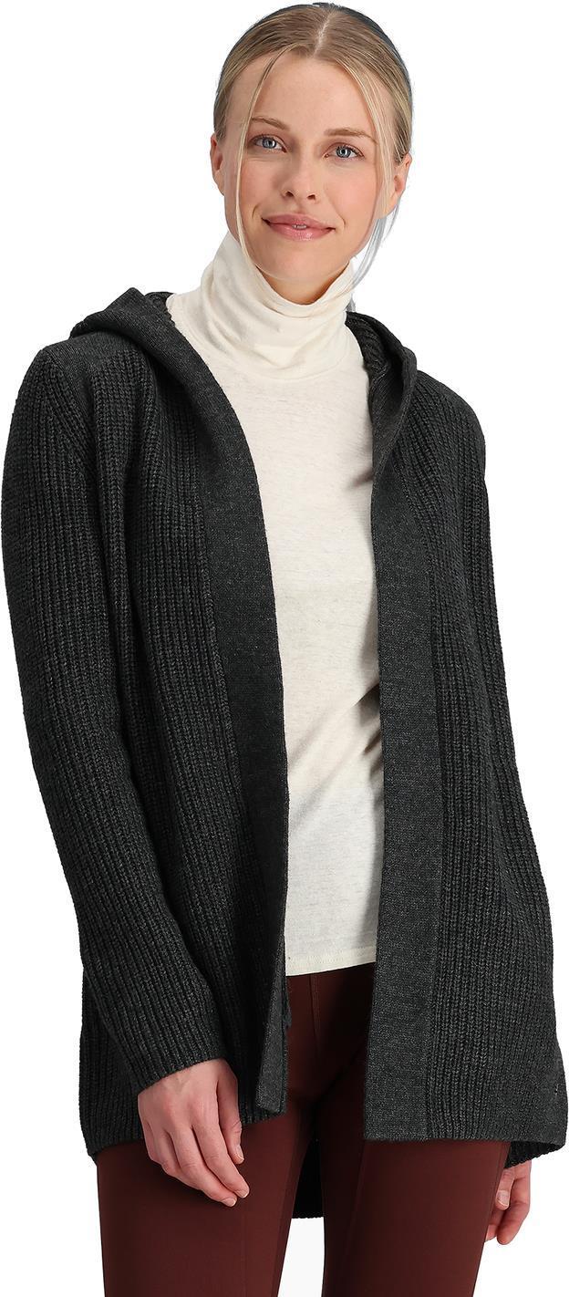 Baylands Cardigan - Womens - Charcoal Heather 2