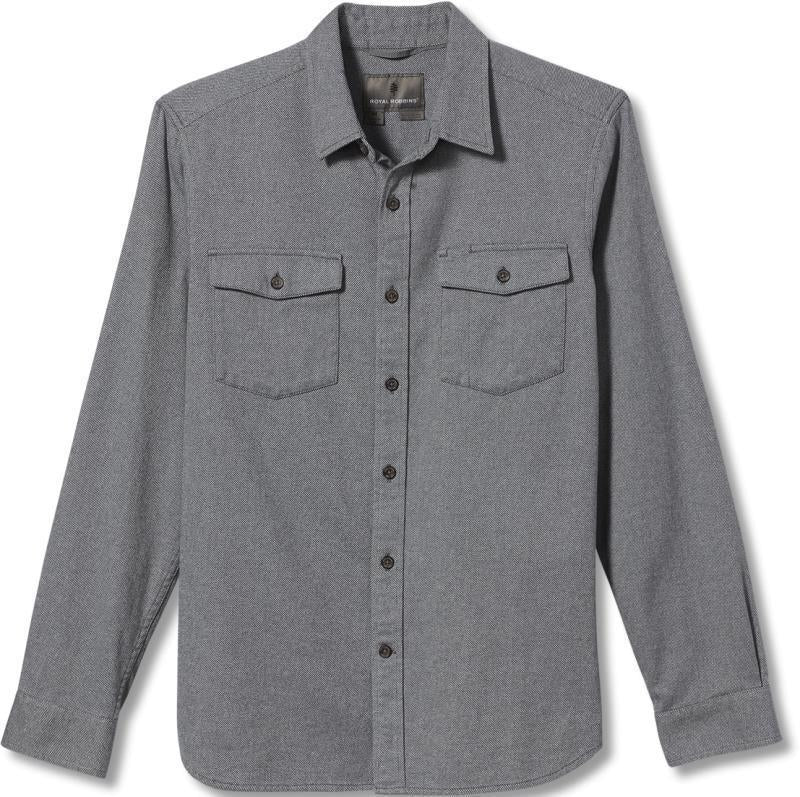 Bristol Organic Cotton Twill LS - Mens - Light Pewter 1