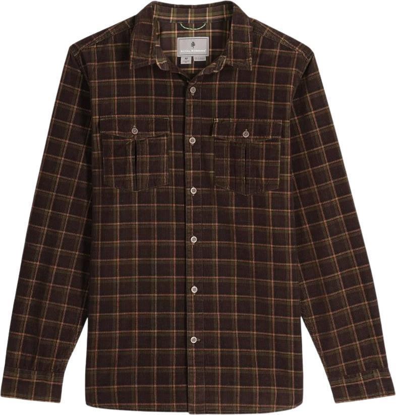 Covert Cord Organic Cotton LS - Mens - Java Pioneer Plaid 1
