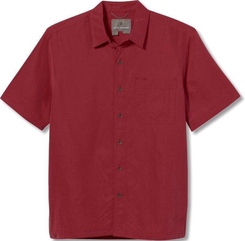 Desert Pucker Dry SS - Mens - Dahlia Red 1