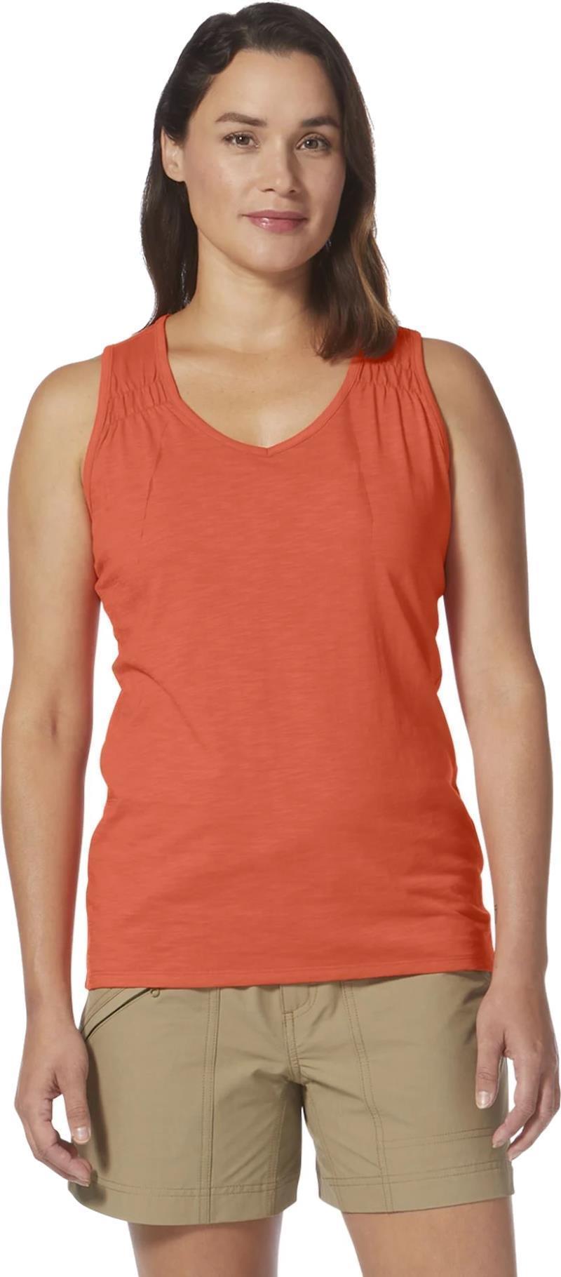 Featherweight Slub Tank - Womens - Poppy 2